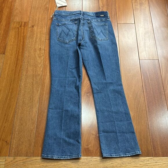 NWT MOTHER Women's The Insider Flood Jeans Stud size 34 - Picture 10 of 16
